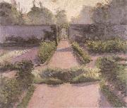 Gustave Caillebotte Kitchen Garden at Yerres china oil painting artist